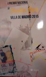 María Martín Iniesto, ganadora del I Premio Nacional de Villa de Madrid 2015, organizado por Aceluga y AEPE