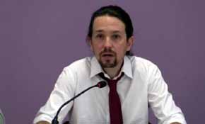 El secretario general de Podemos, Pablo Iglesias.
