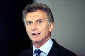 Mauricio Macri, presidente de Argentina