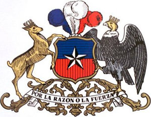“Por la Razón o la Fuerza”, el lema que reza el escudo nacional chileno