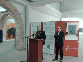 Inauguración de la Exposición Itinerante de Artes Plásticas “Cervartes” en su cita en Valdepeñas