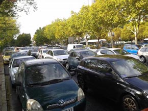 Madrid podría prohibir los coches en la almendra central por la contaminación