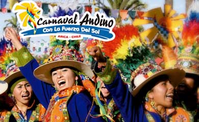 Carnaval Andino “Con la Fuerza del Sol” 2016 en Arica