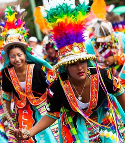Carnaval Andino “Con la Fuerza del Sol” 2016 en Arica