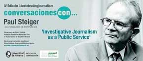 Paul Steiger: “La ética es clave para recuperar la credibilidad de la profesión periodística”
