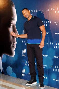 Will Smith promociona su última película, 'La verdad duele', en Madrid