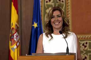 Susana Díaz, presidenta de la JJ.AA.