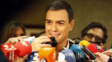 Pedro Sánchez, líder del PSOE