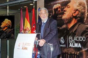 La Fundación Real Madrid presentó el evento solidario `Plácido en el Alma´