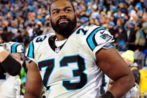 Michael Oher busca su segunda Super Bowl. / Getty Images