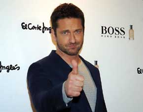 Gerard Butler aterriza en Madrid como imagen de Boss Bottled