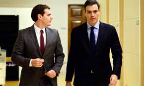 Albert Rivera y Pedro Sánchez