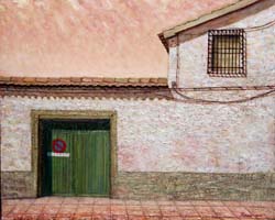 Inaugurada la Exposición Itinerante de pinturas de Enrique Pedrero Muñoz, en Almansa