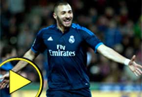 Benzema marca en seis jornadas consecutivas por primera vez / AFP.