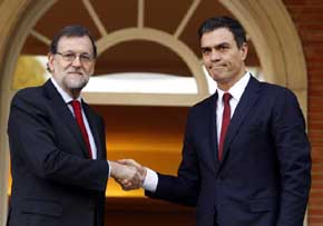Rajoy y Sánchez