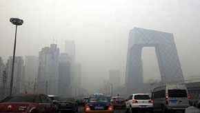 Pekín emite por primera vez alerta roja por contaminación