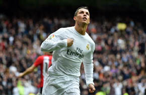 Ronaldo marcó el 1-0 al Athletic en el minuto 3 / AFP