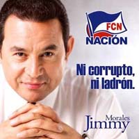 Cartel electoral de Jimmy Morales