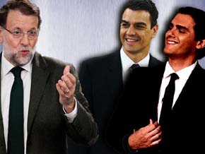 Rajoy ofrece las vicepresidencias del Gobierno a Sánchez y Rivera