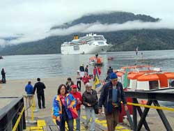 Fuerte incremento de turistas internacionales de cruceros en Aysén, Chile