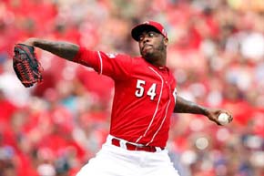 Aroldis Chapman ha sido sancionado con 30 partidos. / Getty Images