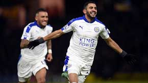 Luis Enrique pide el fichaje de Mahrez, la perla de un Leicester que sueña con la Premier League Getty Images