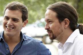 Ciudadanos sigue subiendo tras la investidura fallida y superaría a Podemos en unas elecciones
