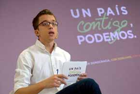 El secretario de Política y número dos de Podemos, Íñigo Errejón.