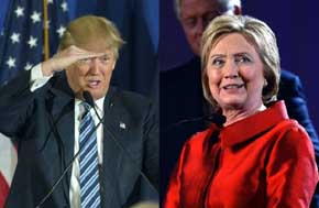 Trump y Clinton