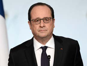 El presidente francés, François Hollande