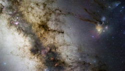 Publican la imagen del centro de la Vía Láctea captada desde el norte de Chile