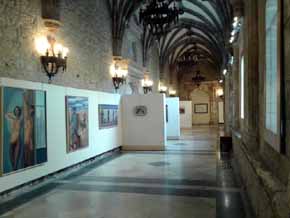 Enrique Pedrero Muñoz, expone en el monasterio de San Juan en la capital burgalesa