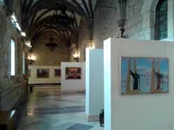 Enrique Pedrero Muñoz, expone en el monasterio de San Juan en la capital burgalesa