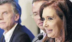 Cristina Fernández de Krichner ex presidenta de Argentina