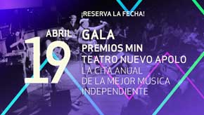 Los premios de la música independiente 2016 se entregarán el martes 19 de abril en el Teatro Nuevo Apolo