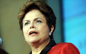 Dilma Rousseff. presidenta de Brasil