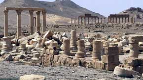 Las ruinas de Palmira continúan siendo un campo de minas