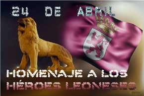 Homenaje a los héroes leoneses