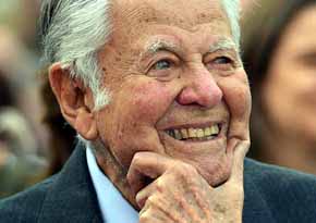 Ex presidente chileno Patricio Aylwin, imagen de una de sus últimas apariciones públicas (Foto de archivo)