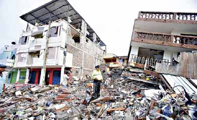 Pedernales, el pueblo más golpeado por el terremoto en Ecuador