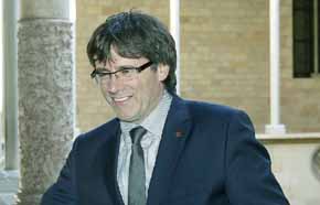 El jefe del Ejecutivo de Cataluña, Carles Puigdemont