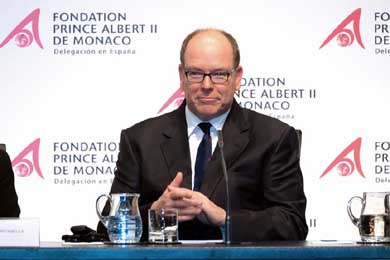 Alberto II de Mónaco inaugura la delegación en España de su Fundación medioambiental