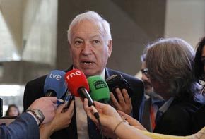 El ministro español de Exteriores en funciones, José Manuel García-Margallo