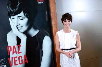 Paz Vega deja su huella en Málaga