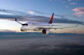 Delta emite orden para adquirir 75 aviones Bombardier Serie C