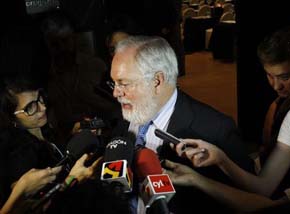 Miguel Arias Cañete, comisario europeo de Medio Ambiente y exministro de Agricultura del Partido Popular