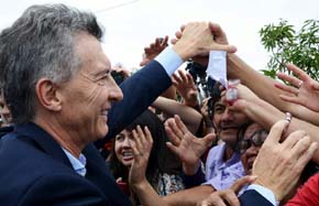 El presidente de Argentina, Mauricio Macri