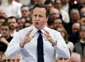 David Cameron, Primer Ministro inglés