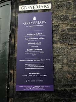 El Cementerio de Greyfriars en Edimburgo