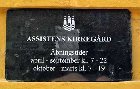 El Cementerio Assistens Kirkegard de Copenhague